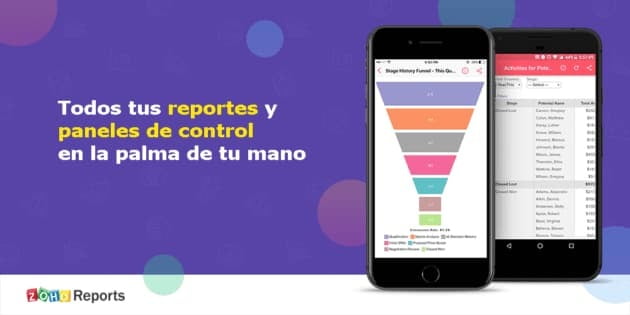 Accede desde cualquier lugar a tus reportes con la versión móvil de Zoho Reports